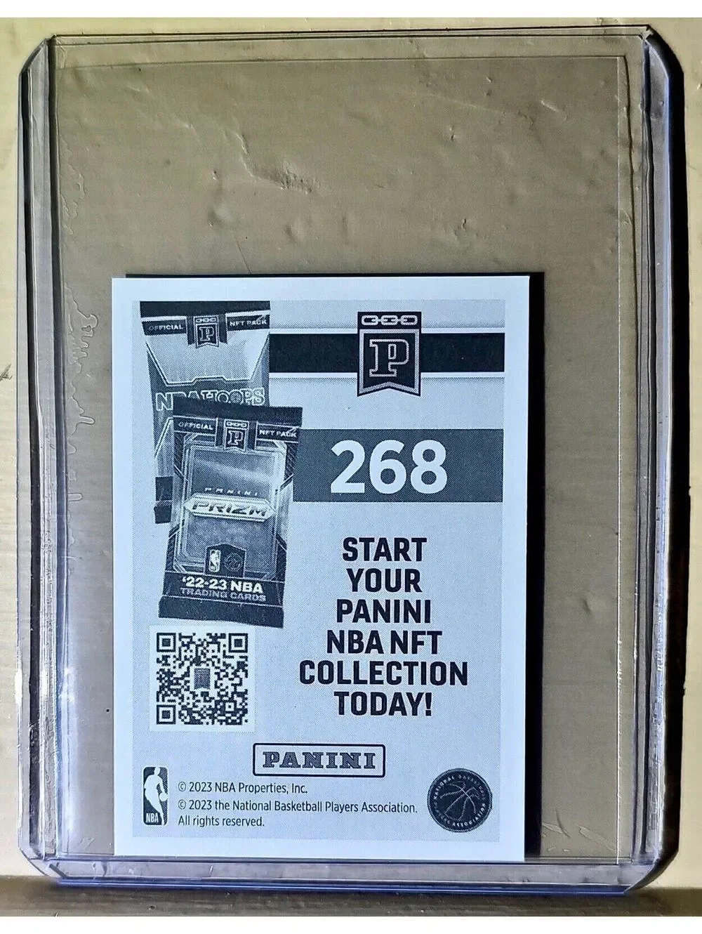 2023-24 OG Anunoby Panini NBA Basketball #268 Sticker Toronto Raptors